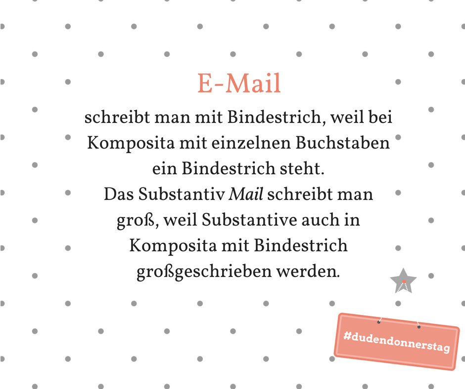 wie schreibt man e mail